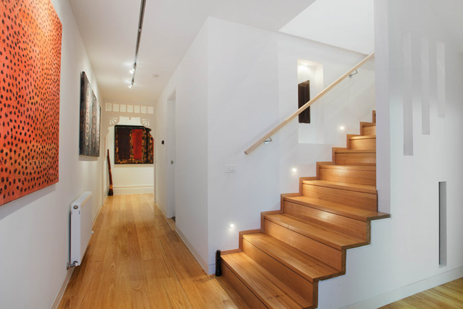 Hallway with Art